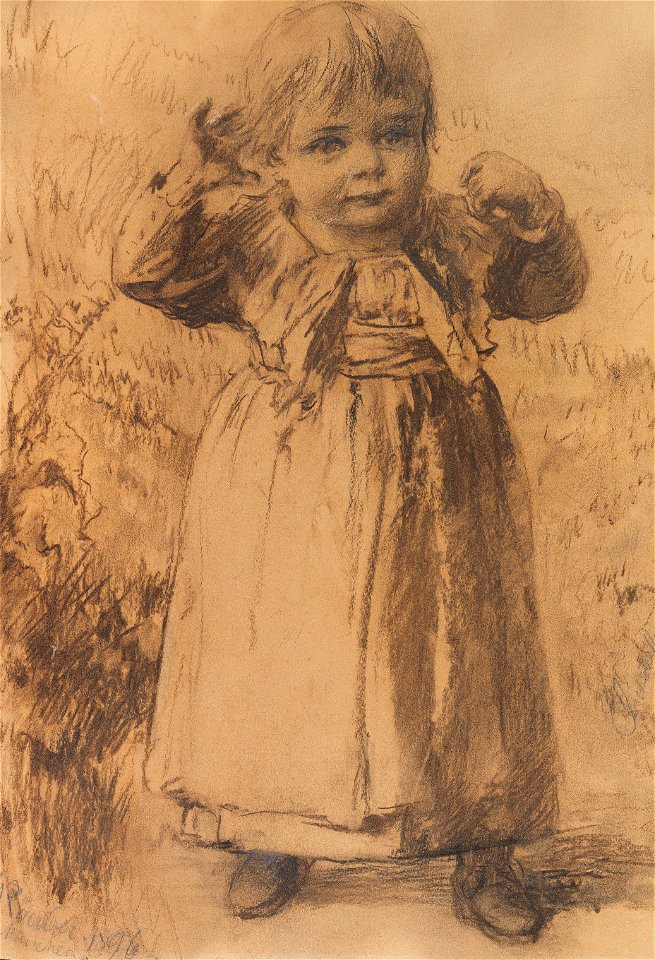 Wilhelm Räuber Kinderporträt (Adoptivtochter) I