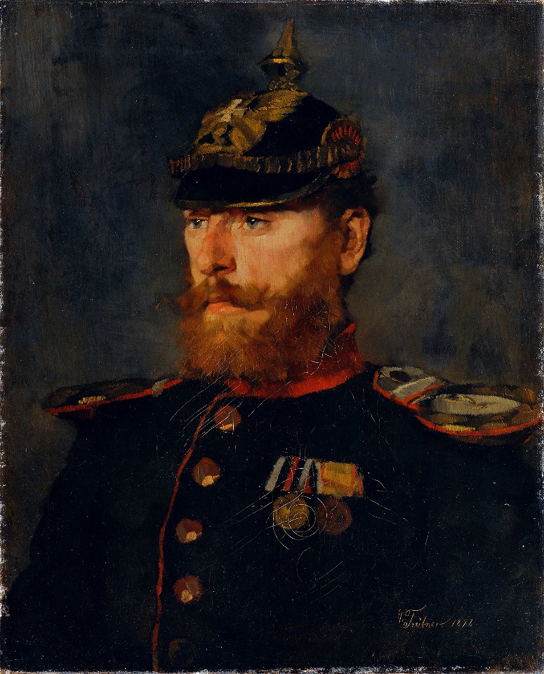 Wilhelm Trübner - Landwehroffizier - 1199 - Österreichische Galerie Belvedere
