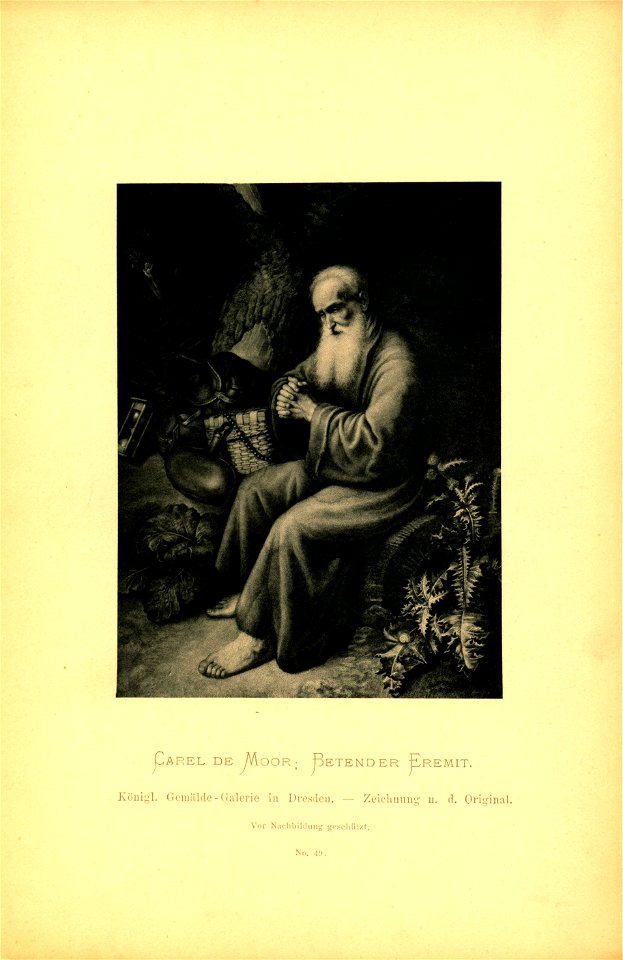 Wilhelm Hoffmann Dresdener Galerie Cabinet No. 049a
