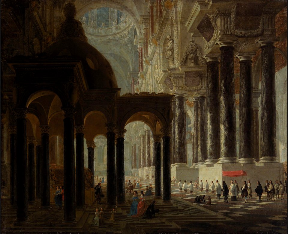 Wilhelm Schubert van Ehrenberg - Interior of a Church