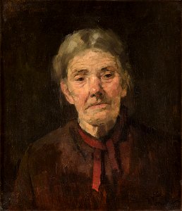 Wilhelm Trübner Frauenportrait
