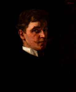 Wilhelm Trübner Selbstporträt c1876-1878