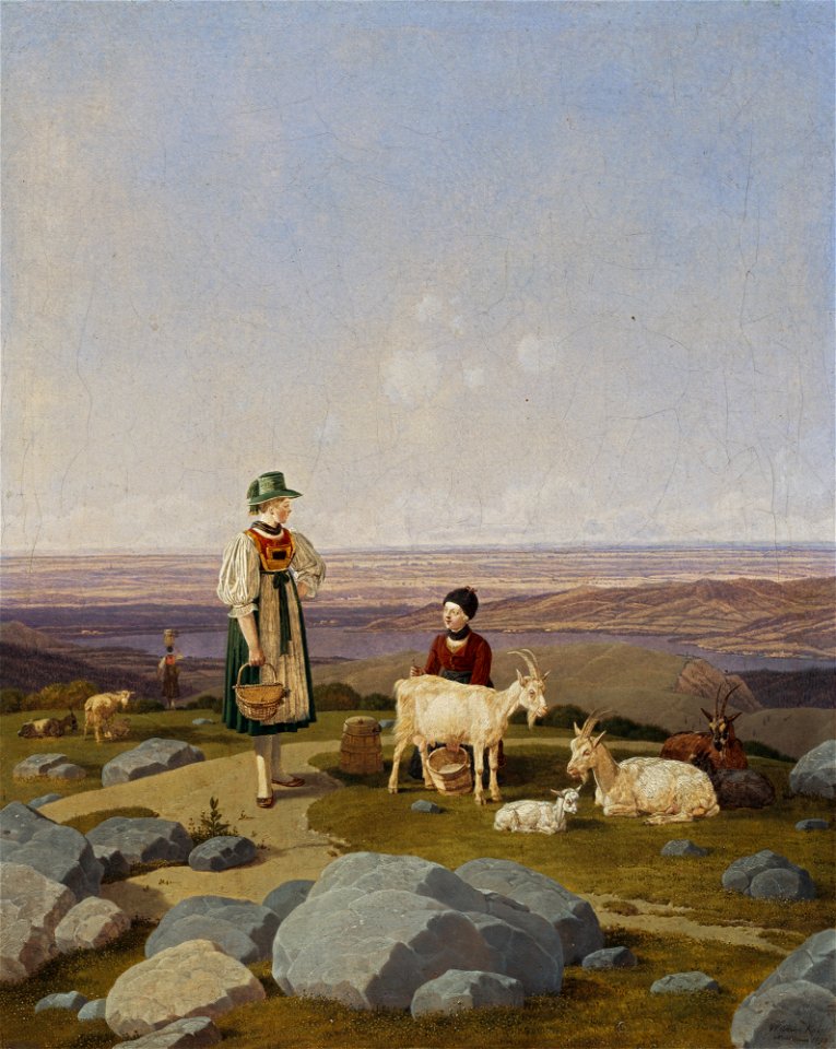 Wilhelm von Kobell - Auf der Gaisalm - G 813 - Lenbachhaus