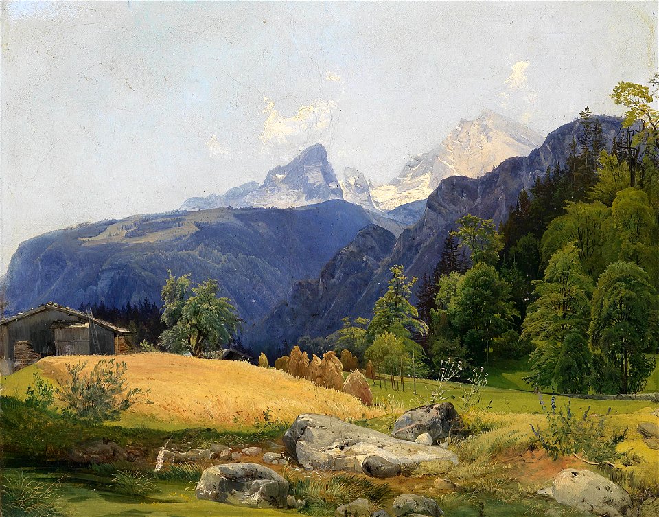 Wilhelm Steinfeld (attr) Motiv aus Unterstein