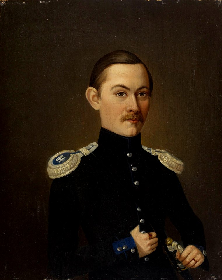 Wilhelm von Wright - Esikuntakapteeni Danielsson - A IV 3867 - Finnish National Gallery