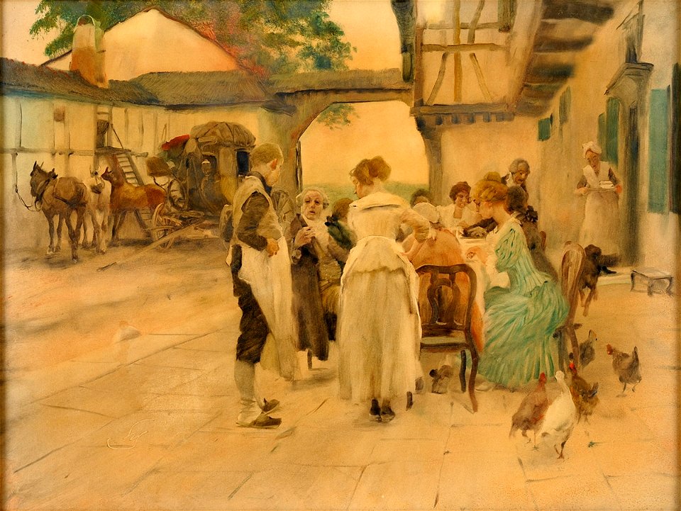Wilhelm Schreuer Der Gasthof am Rhein