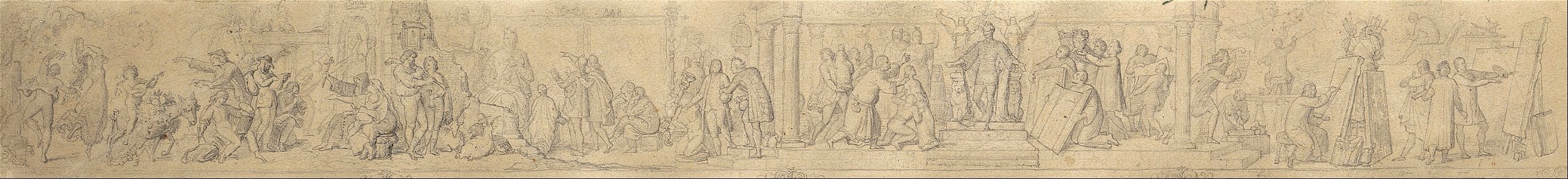 Wilhelm von Kaulbach - The Great Frieze - Google Art Project