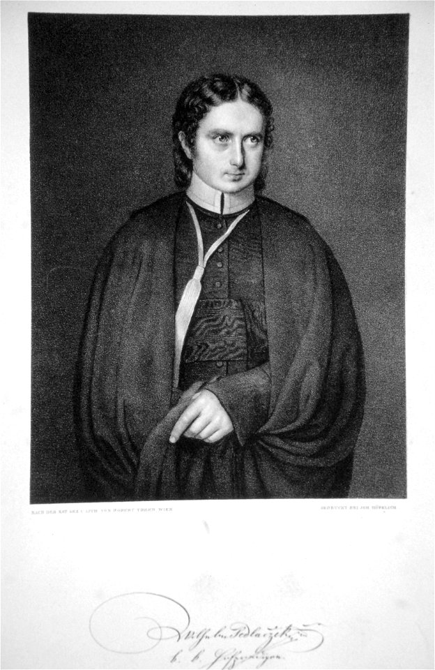 Wilhelm Sedlaczek II Litho