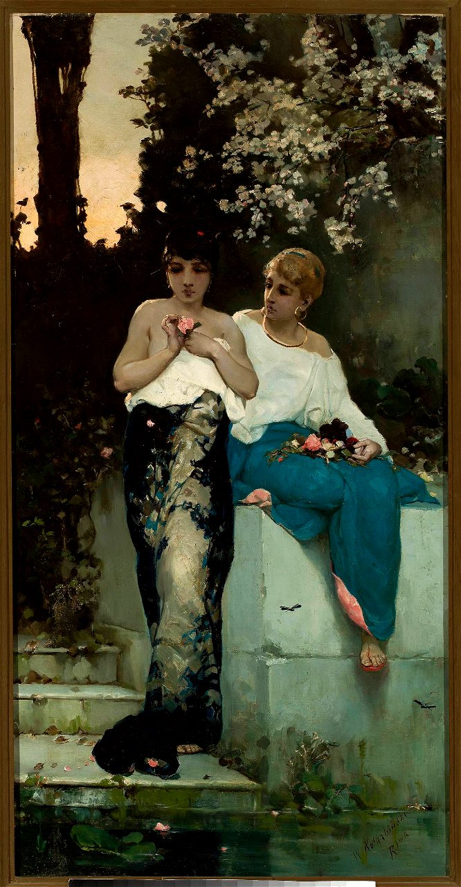 Wilhelm Kotarbiński - Two Roman women - MP 2417 - National Museum in Warsaw