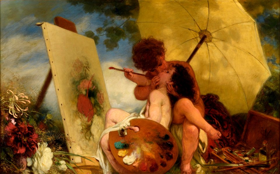 Wilhelm Simmler Allegorie der Malerei
