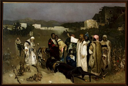 Wilhelm Kotarbiński - Raising of the son of the widow of Nain - MP 1073 - National Museum in Warsaw