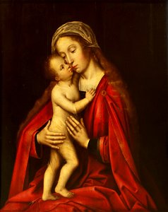 Willem Benson (Brugge 1521 - Middelburg 1574) - Maagd met kind (1550) - Sevilla Bellas Artes 22-03-2011 11-26-48