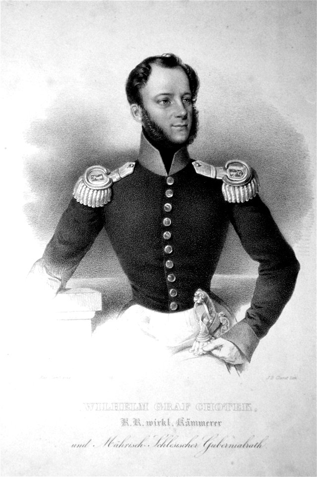 Wilhelm von Chotek Litho