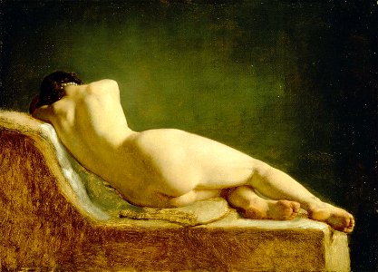 Wilhelm Marstrand, Liggende model, 1833, private collection