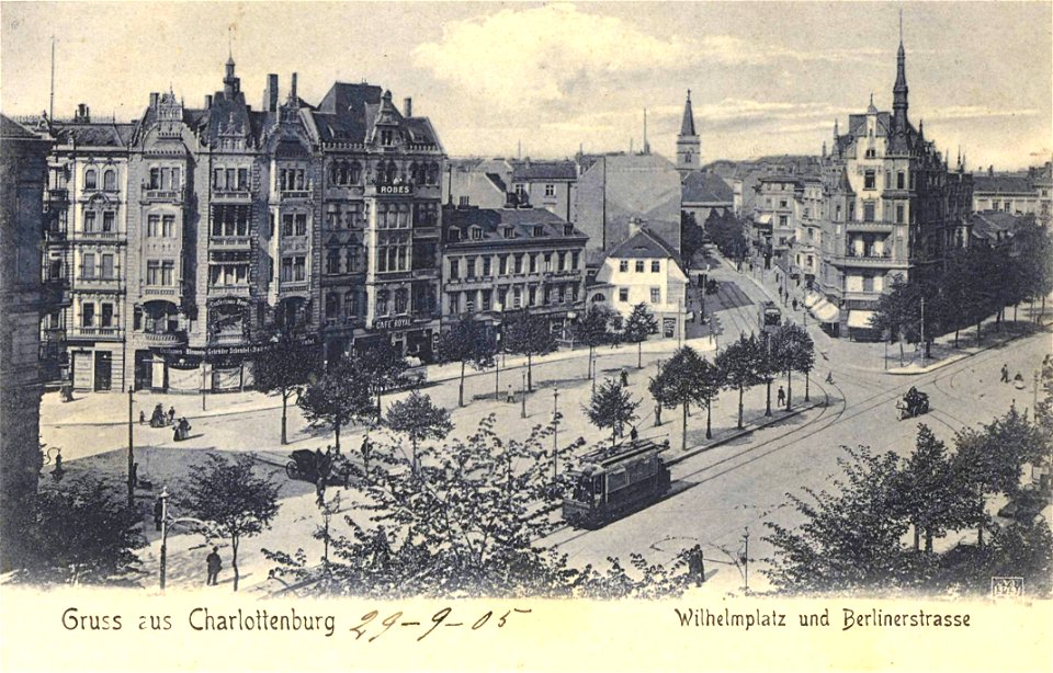 Wilhelmplatz Charlottenburg 1905
