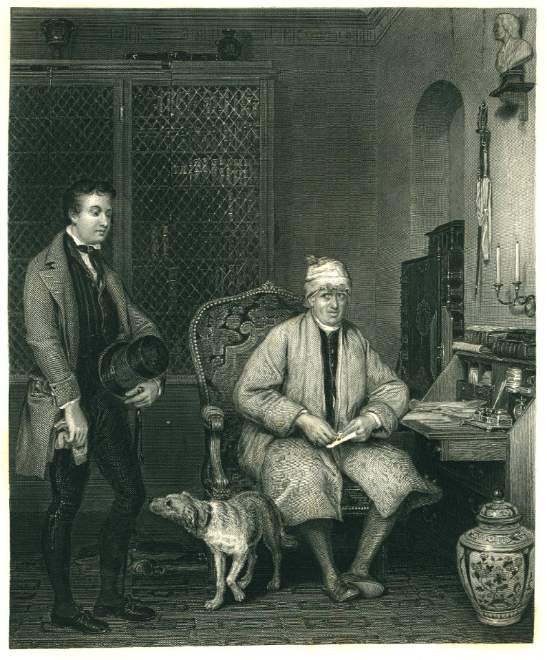 Wilkie - La Lettre d’Introduction - Steel Engraving