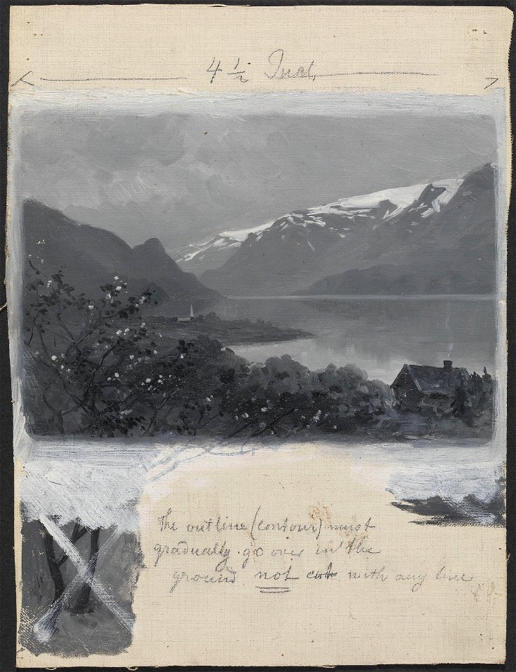 Wilhelm Peters - Illustrasjon til Henrik Wergeland, Den engelske lods - NMK.2012.0098 - National Museum of Art, Architecture and Design