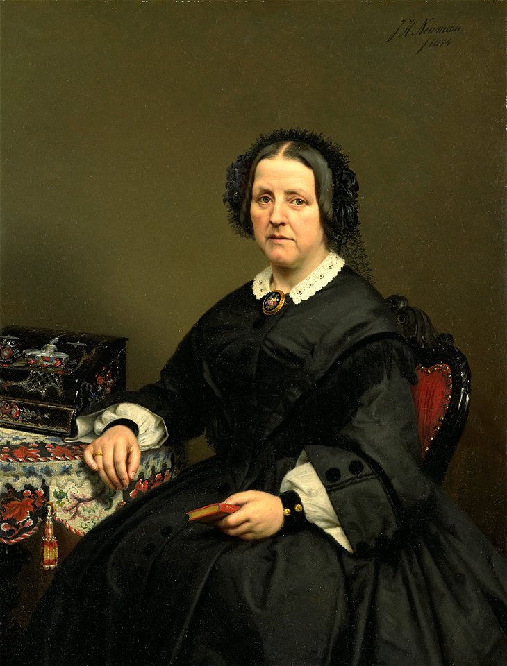 Wilhelmina Margaretha van den Bosch (1807-74). Echtgenote van Gerard Johan Verloren van Themaat Rijksmuseum SK-A-2825