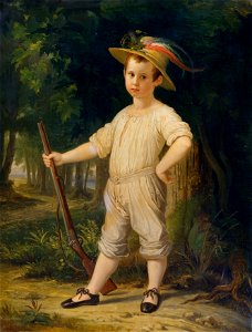 Wilhelm von Kaulbach - Der kleine Farmer (Der kleine Jäger) - 7978 - Kunsthistorisches Museum