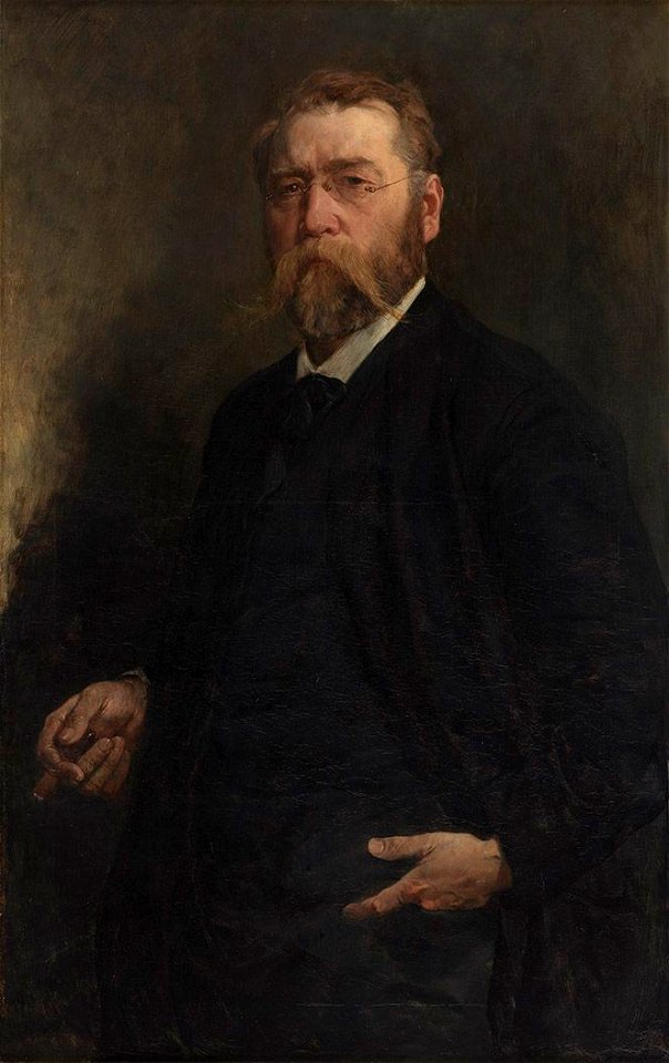 Wilhelm von Diez - Selbstbildnis in halber Figur - 8897 - Bavarian State Painting Collections