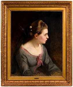 Wilhelm Marstrand - Helena Roed, Acting as Leonora in Ludvig Holberg’s Det lykkelige skibbrud (The Fortunate Shipwreck) - NMGrh 5158 - Nationalmuseum