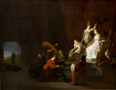 Willem de Poorter - Allegori på freden. Pax krones af Minerva - KMSsp460 - Statens Museum for Kunst