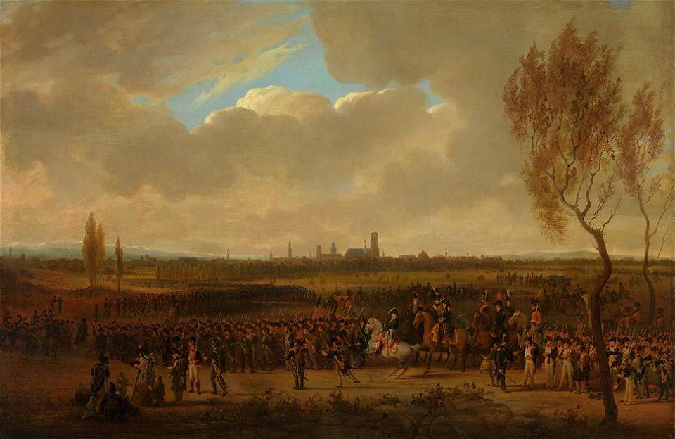 Wilhelm von Kobell - Die Einnahme von München durch bayerisch-französische Truppen (Berthier-Zyklus) - WAF 1236 - Bavarian State Painting Collections