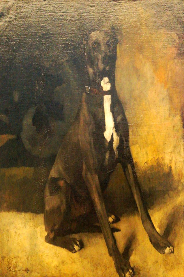 Wilhem Trûbner Sitting Mastiff (Caesar)