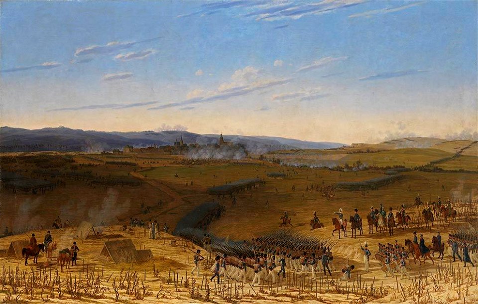 Wilhelm von Kobell - Die Schlacht bei Bar-sur-Aube (Schlachtenzyklus) - 3823 - Bavarian State Painting Collections