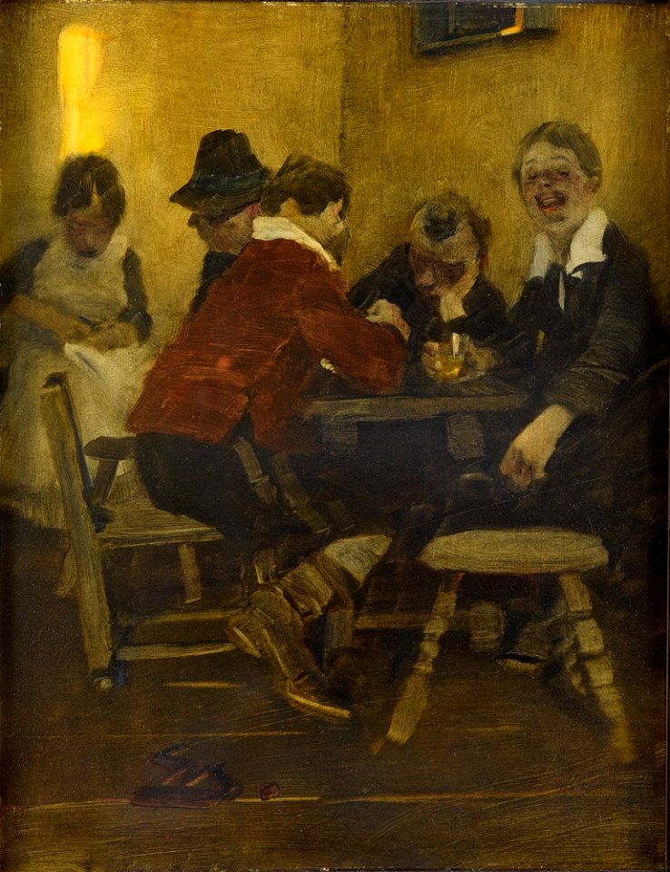Wilhelm Schreuer Wirtshausszene 1
