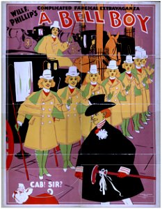 Will F. Phillips' complicated farcical extravaganza, A bell boy LCCN2014637212