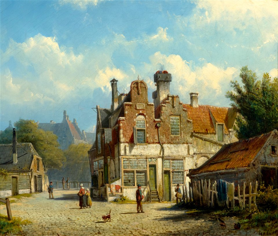 Willem Koekkoek Stadtansicht