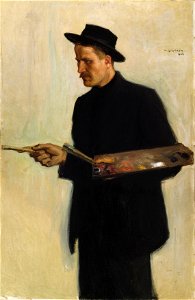 Wilho Sjöström - Self-Portrait - A II 1605 - Finnish National Gallery