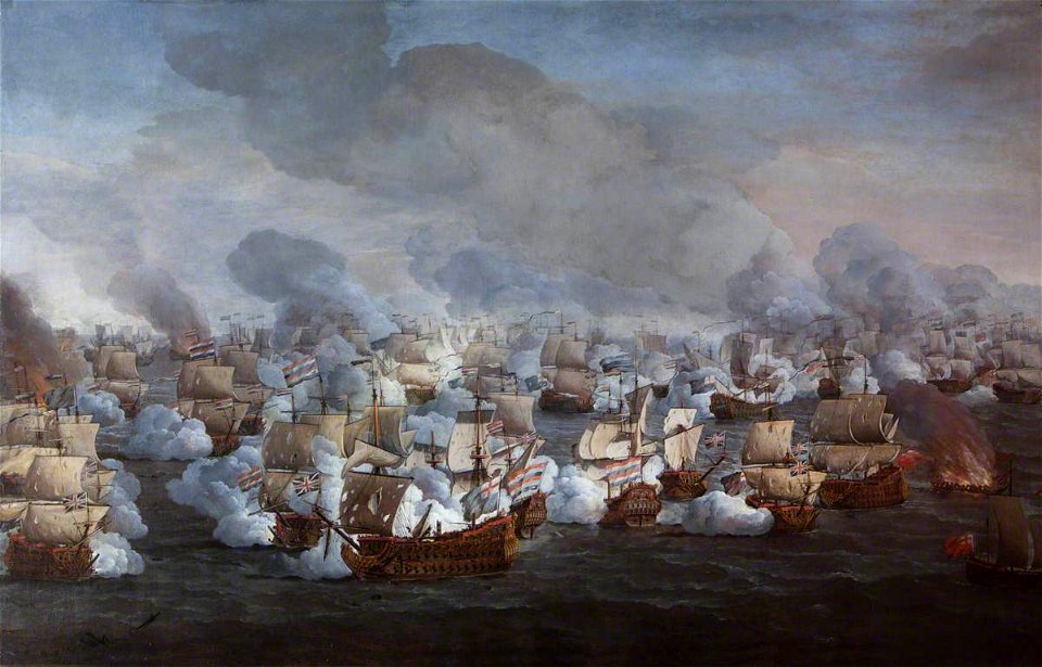 Willem van de Velde I - Battle of Texel 1673 NTIII FEL 1401180