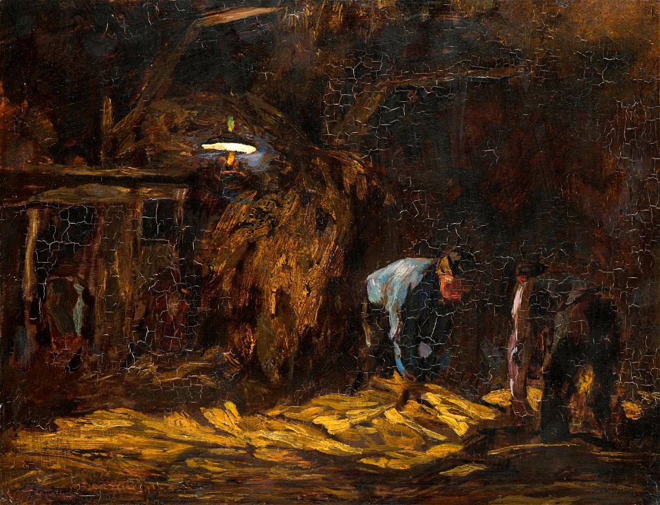 Willem de Zwart - In de schuur