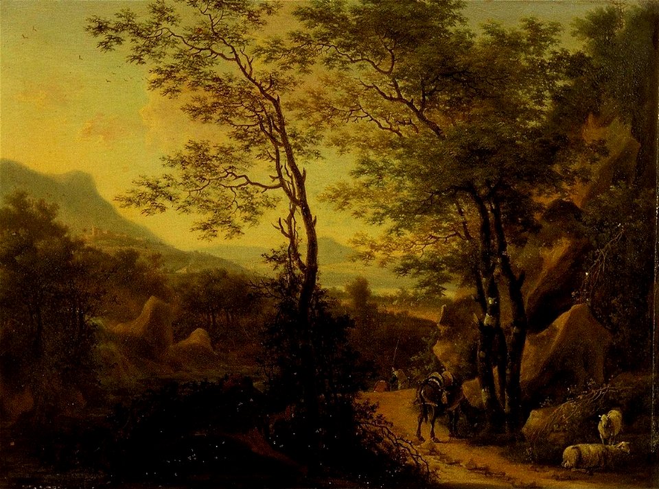 Willem de Heusch - Mountainous Landscape in Italy
