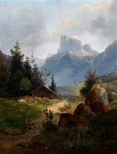 Wilhelm Steinfeld Gebirgslandschaft