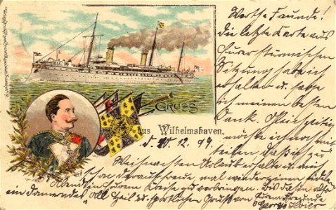 Wilhelmshaven, Niedersachsen - Schiff (Zeno Ansichtskarten)