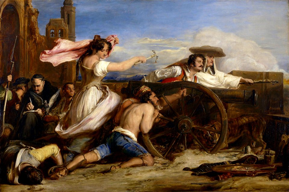 La defensa de Zaragoza, por David Wilkie