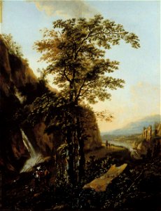 Willem de Heusch - A mountainous landscape - A I 387 - Finnish National Gallery