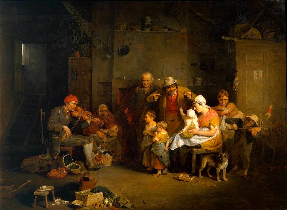 Blind Fiddler (1806) by David Wilkie