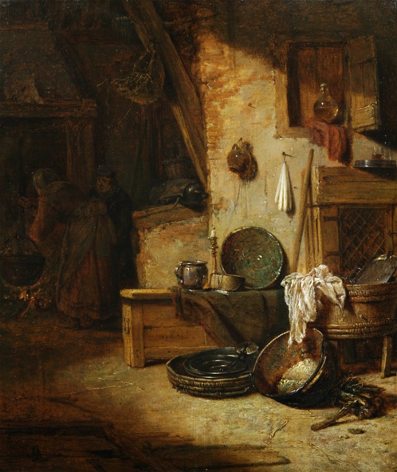 Willem Kalf - Kitchen interior 73 kalf 2493
