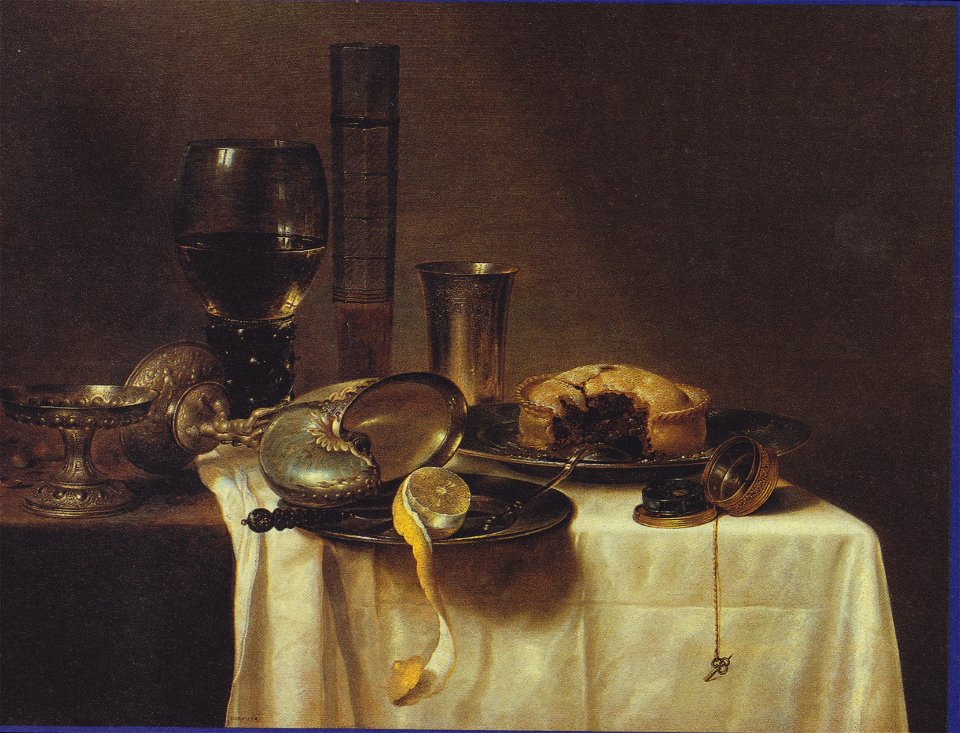 Willem Claesz. Heda - Stillleben mit Nautiluspokal - 1640