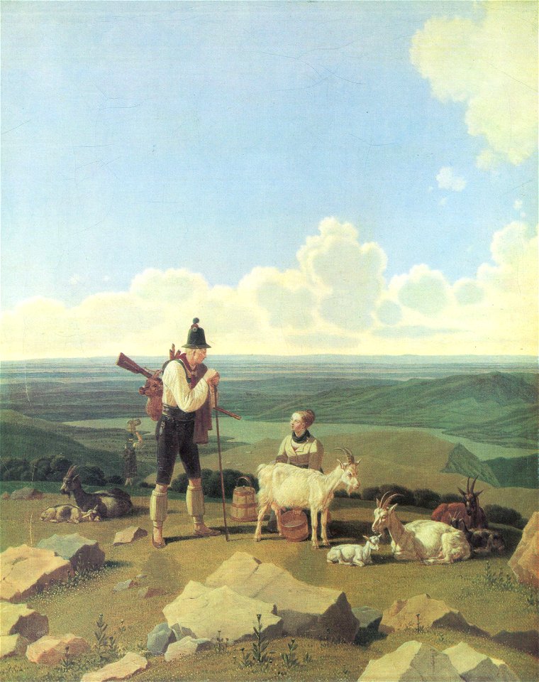 Wilhelm von Kobell Der Gemsenjäger 1826