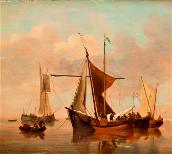 Willem van de Velde-(II) -Quiet Lake-Stille sø-u.å.