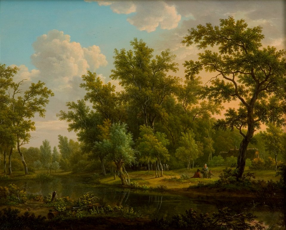 Willem Uppink - Boomrijk landschap - 0160 - Rijksmuseum Twenthe