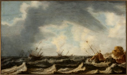 Willem van Diest - Marine landscape - M.Ob.479 MNW - National Museum in Warsaw