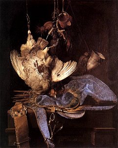 Willem van Aelst - Still-Life with Hunting Equipment and Dead Birds - WGA00036