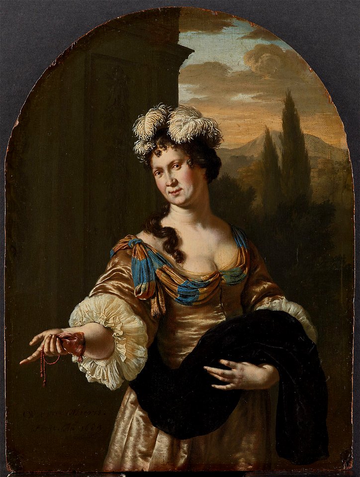 Willem van Mieris - Dirne (Hochmut) - GG 587 - Kunsthistorisches Museum