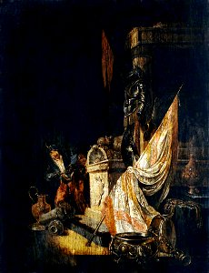 Willem de Poorter Räuber am Marmorsarkophag